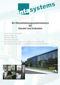 intasystems - Dienstleistung f&uuml;r Ihr Geb&auml;ude