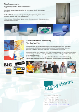 intasystems - Unser Service f&uuml;r Ihr Sie!